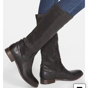 Frye Melissa Scrunch in black boots size 9.5